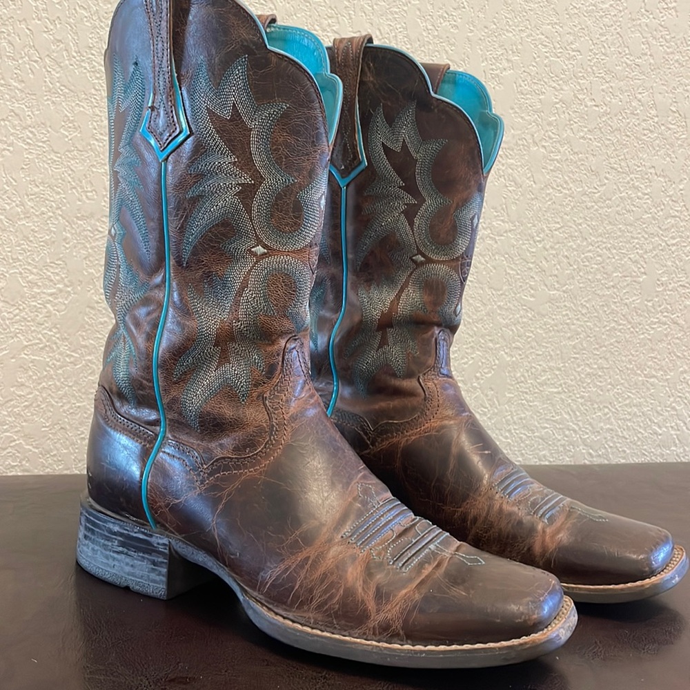 Ariat teal boots